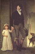 Jean-Baptiste Isabey and His Daughter (mk05,  Baron Francois  Gerard
